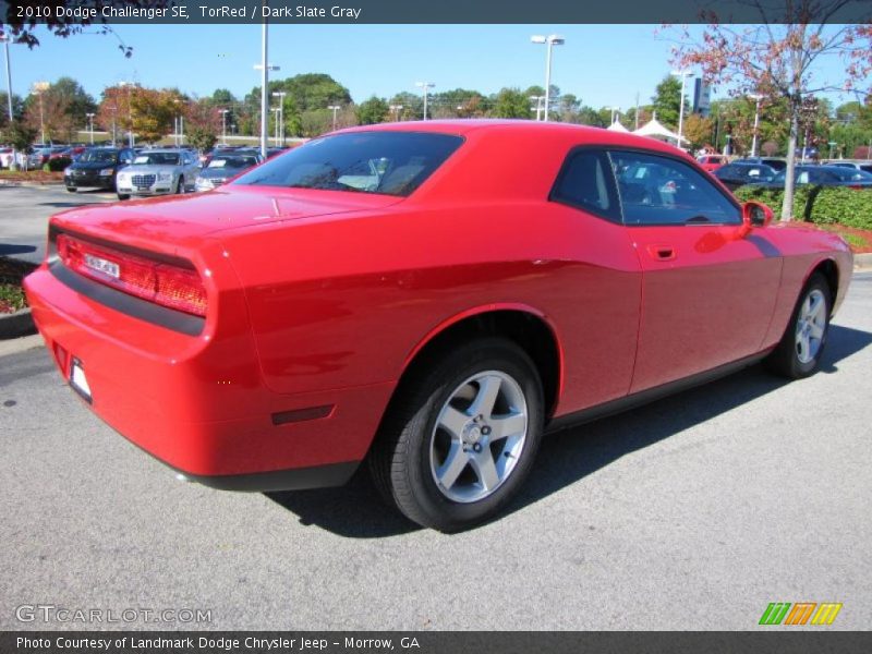 TorRed / Dark Slate Gray 2010 Dodge Challenger SE