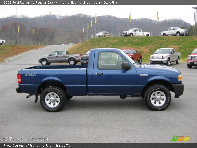  2008 Ranger XL Regular Cab 4x4 Vista Blue Metallic