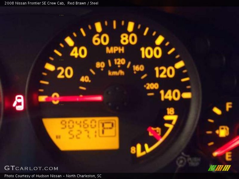 Red Brawn / Steel 2008 Nissan Frontier SE Crew Cab