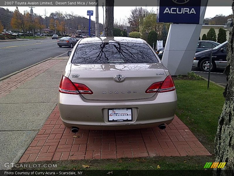 Desert Sand Mica / Ivory 2007 Toyota Avalon Limited