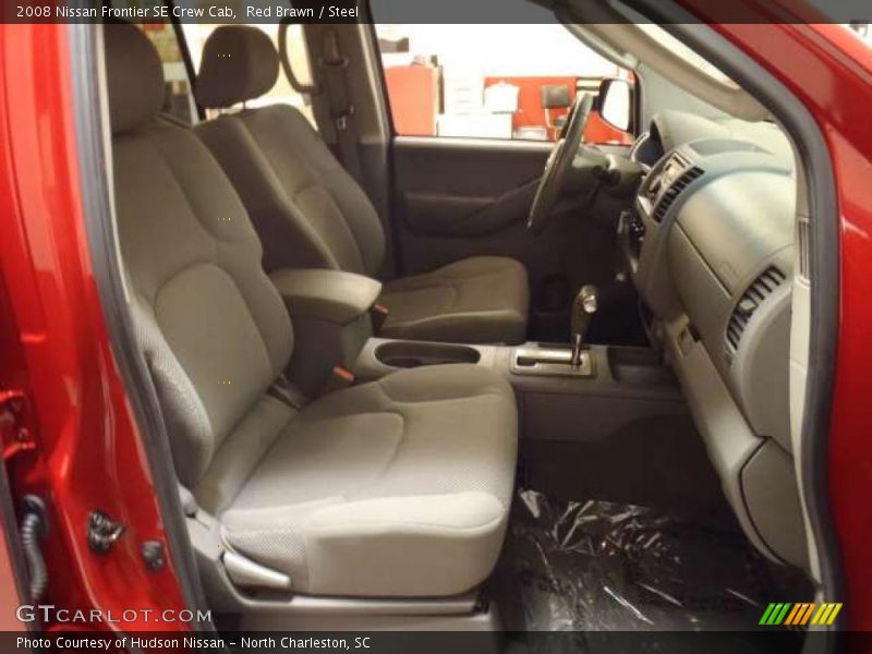 Red Brawn / Steel 2008 Nissan Frontier SE Crew Cab