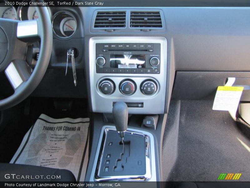 TorRed / Dark Slate Gray 2010 Dodge Challenger SE