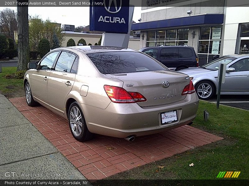 Desert Sand Mica / Ivory 2007 Toyota Avalon Limited