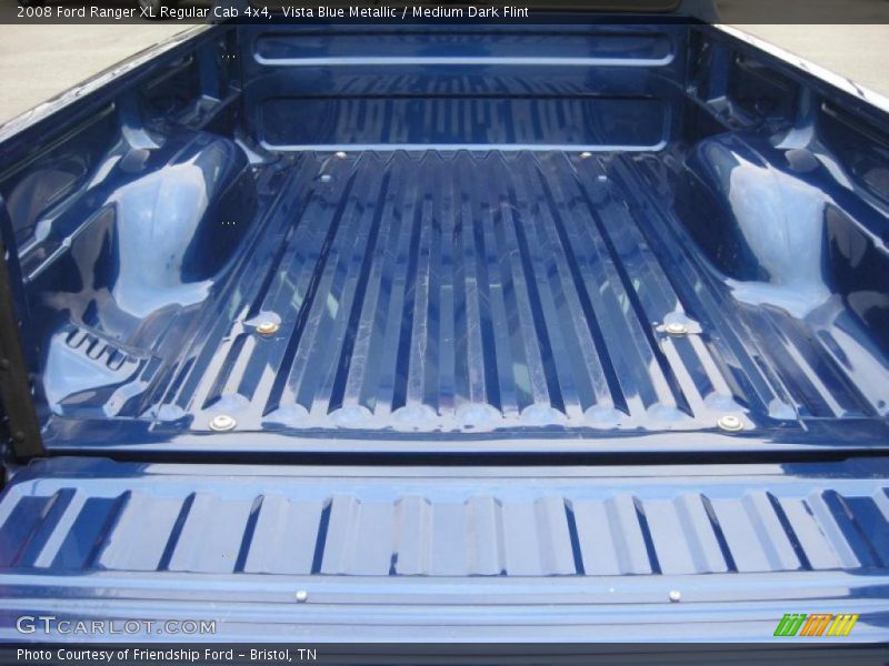 Vista Blue Metallic / Medium Dark Flint 2008 Ford Ranger XL Regular Cab 4x4