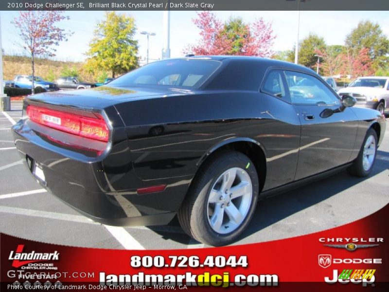 Brilliant Black Crystal Pearl / Dark Slate Gray 2010 Dodge Challenger SE