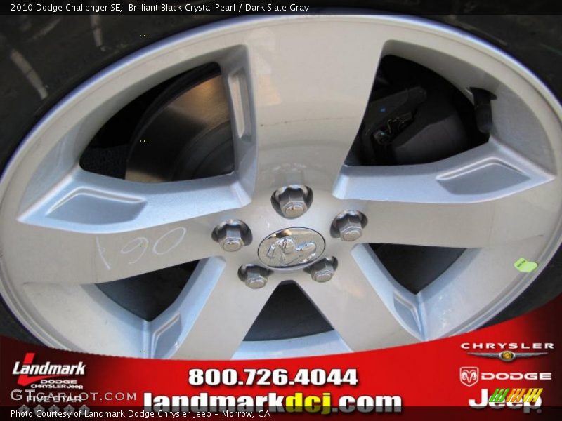 Brilliant Black Crystal Pearl / Dark Slate Gray 2010 Dodge Challenger SE