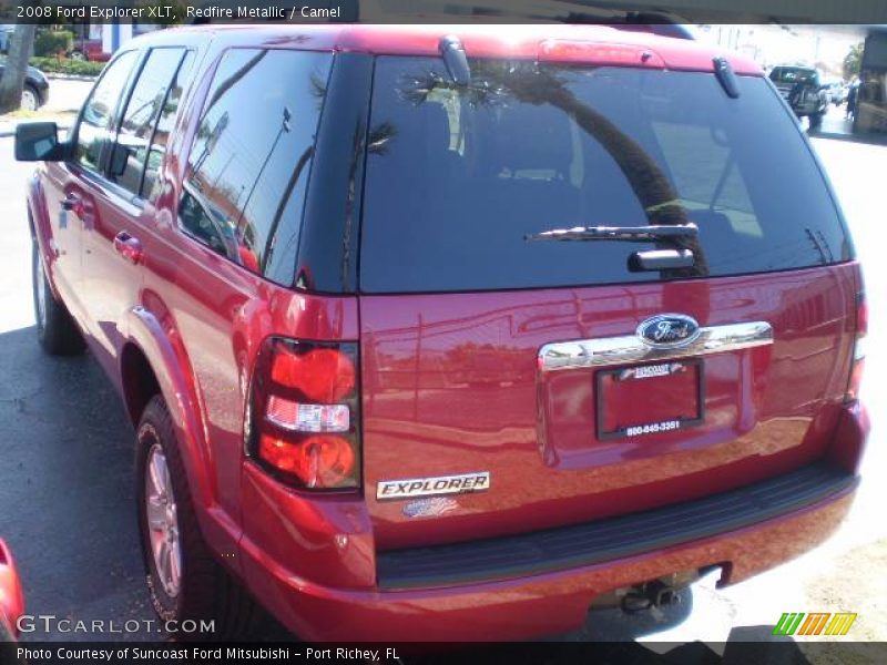 Redfire Metallic / Camel 2008 Ford Explorer XLT