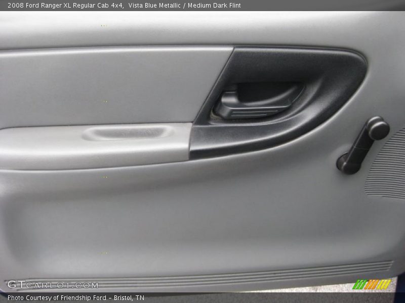 Vista Blue Metallic / Medium Dark Flint 2008 Ford Ranger XL Regular Cab 4x4