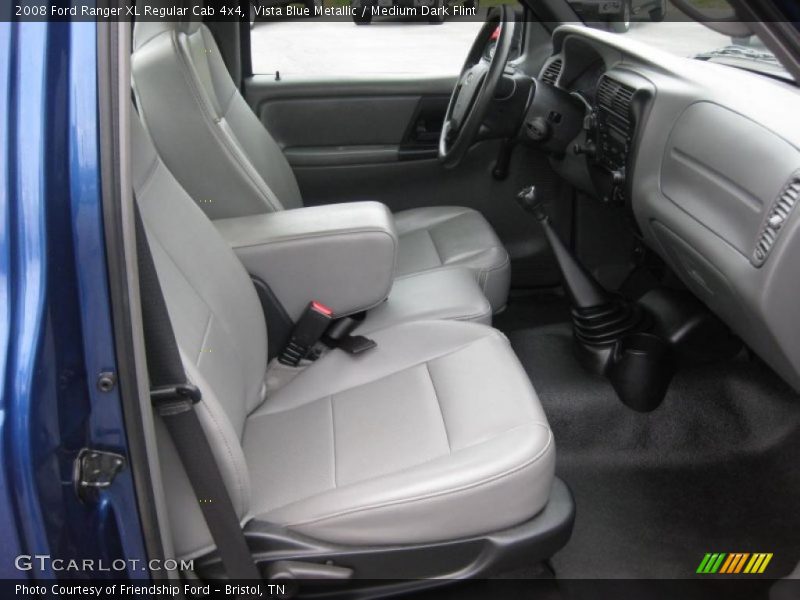  2008 Ranger XL Regular Cab 4x4 Medium Dark Flint Interior
