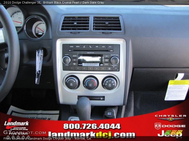 Brilliant Black Crystal Pearl / Dark Slate Gray 2010 Dodge Challenger SE