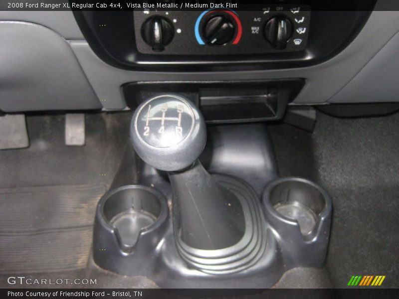  2008 Ranger XL Regular Cab 4x4 5 Speed Manual Shifter