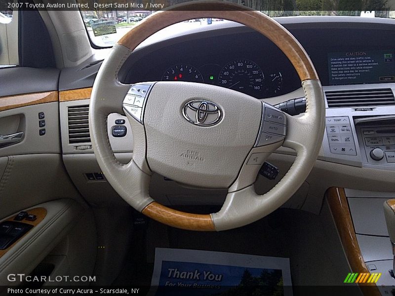 Desert Sand Mica / Ivory 2007 Toyota Avalon Limited