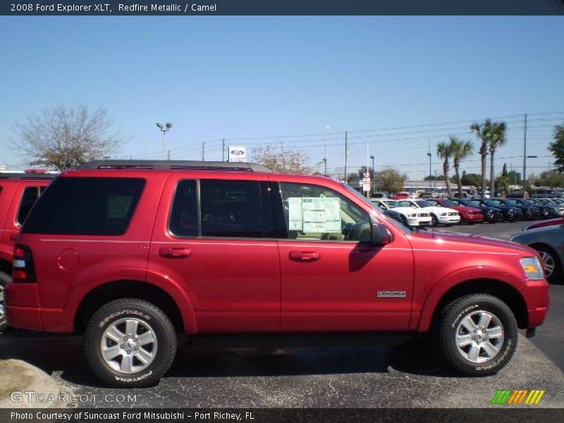 Redfire Metallic / Camel 2008 Ford Explorer XLT