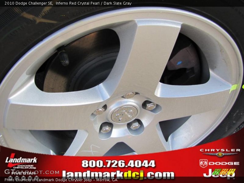 Inferno Red Crystal Pearl / Dark Slate Gray 2010 Dodge Challenger SE