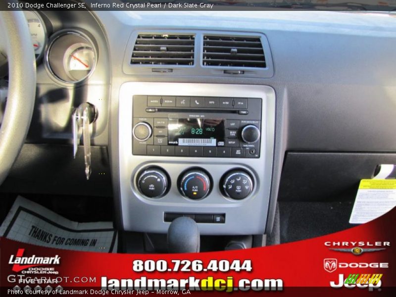 Inferno Red Crystal Pearl / Dark Slate Gray 2010 Dodge Challenger SE
