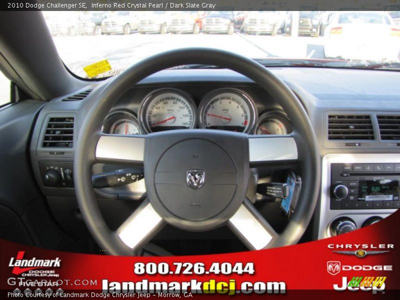 Inferno Red Crystal Pearl / Dark Slate Gray 2010 Dodge Challenger SE