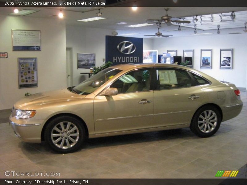 Silk Beige Metallic / Beige 2009 Hyundai Azera Limited