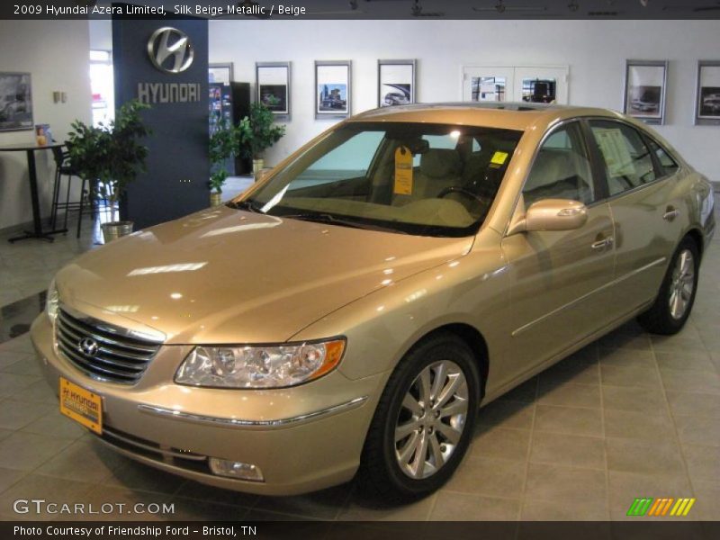 Silk Beige Metallic / Beige 2009 Hyundai Azera Limited