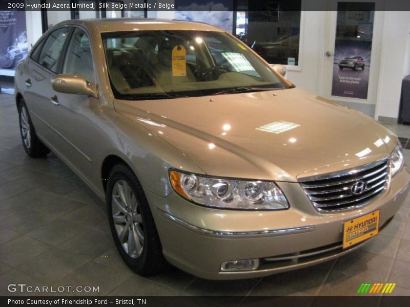 Silk Beige Metallic / Beige 2009 Hyundai Azera Limited