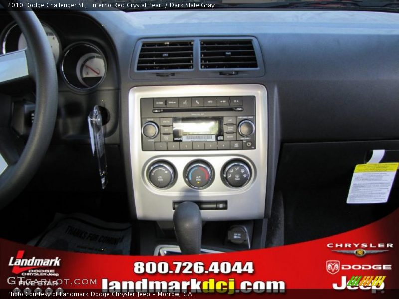 Inferno Red Crystal Pearl / Dark Slate Gray 2010 Dodge Challenger SE