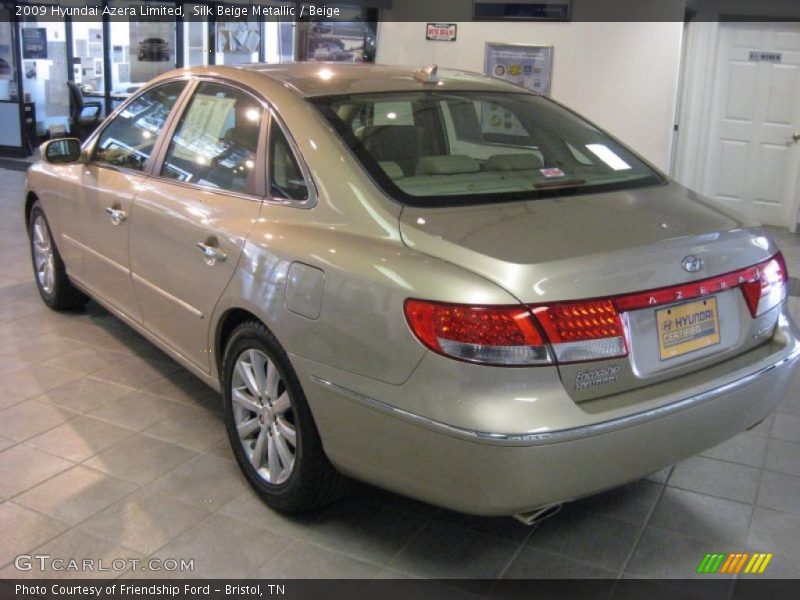 Silk Beige Metallic / Beige 2009 Hyundai Azera Limited