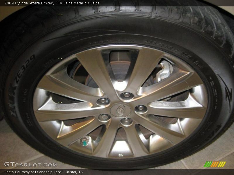 Silk Beige Metallic / Beige 2009 Hyundai Azera Limited