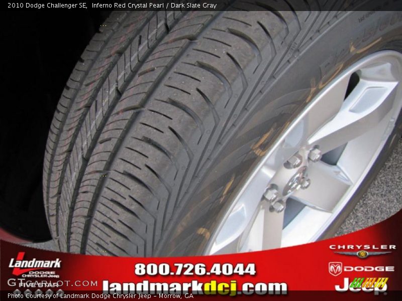 Inferno Red Crystal Pearl / Dark Slate Gray 2010 Dodge Challenger SE