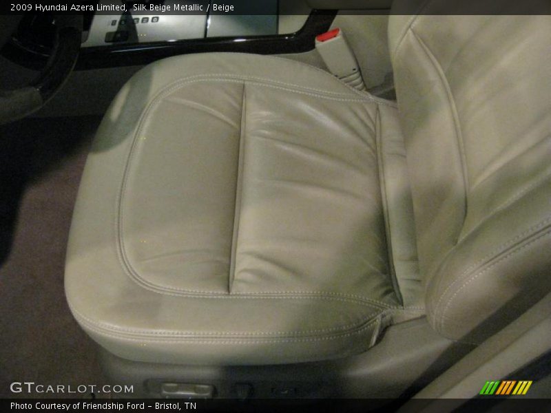 Silk Beige Metallic / Beige 2009 Hyundai Azera Limited