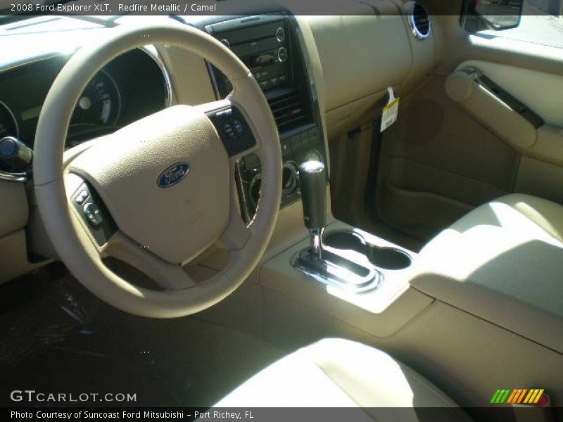 Redfire Metallic / Camel 2008 Ford Explorer XLT