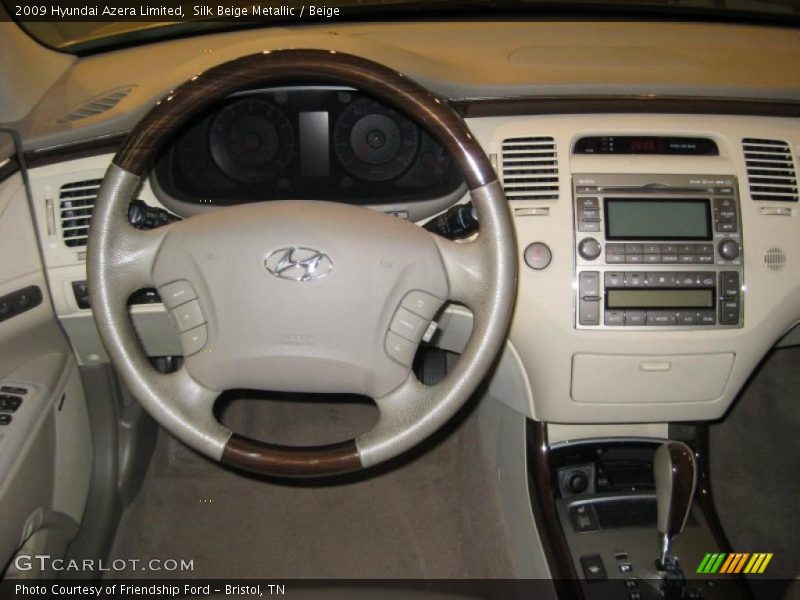 Silk Beige Metallic / Beige 2009 Hyundai Azera Limited