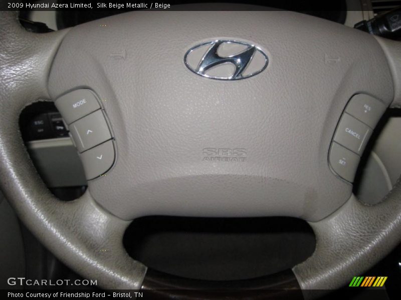 Silk Beige Metallic / Beige 2009 Hyundai Azera Limited