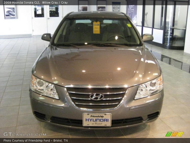 Willow Gray / Gray 2009 Hyundai Sonata GLS