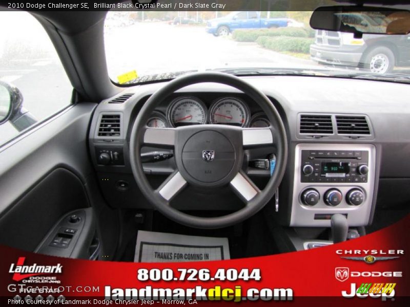 Brilliant Black Crystal Pearl / Dark Slate Gray 2010 Dodge Challenger SE