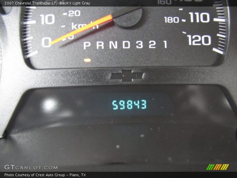 Black / Light Gray 2007 Chevrolet TrailBlazer LT