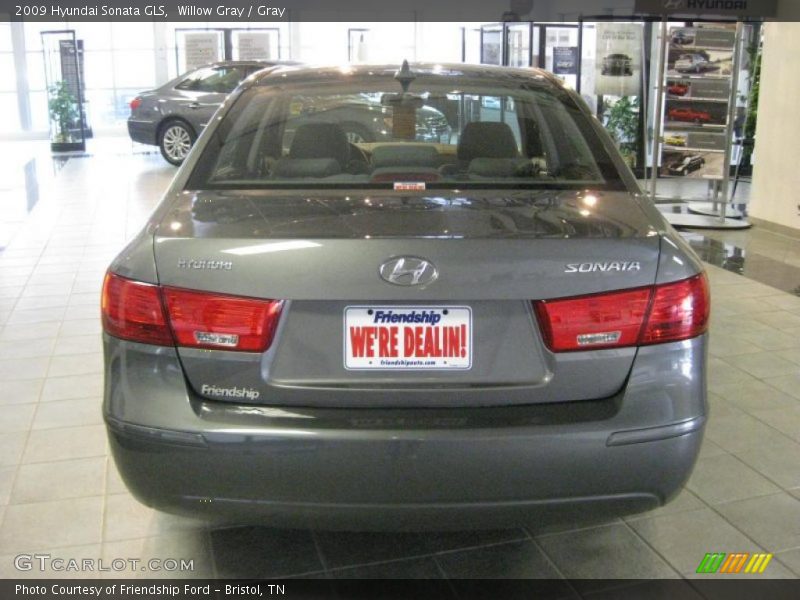 Willow Gray / Gray 2009 Hyundai Sonata GLS