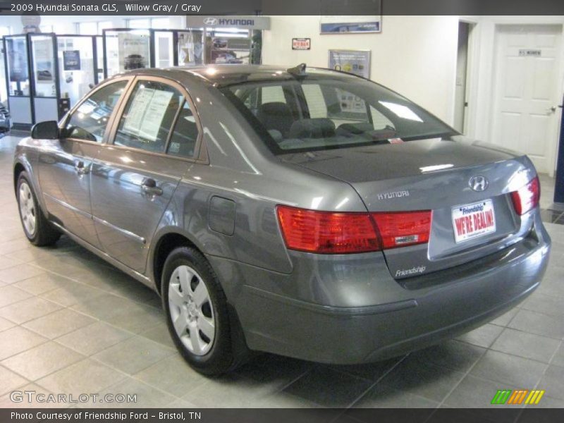 Willow Gray / Gray 2009 Hyundai Sonata GLS