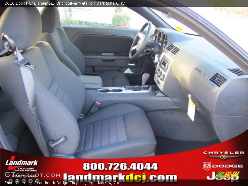Bright Silver Metallic / Dark Slate Gray 2010 Dodge Challenger SE