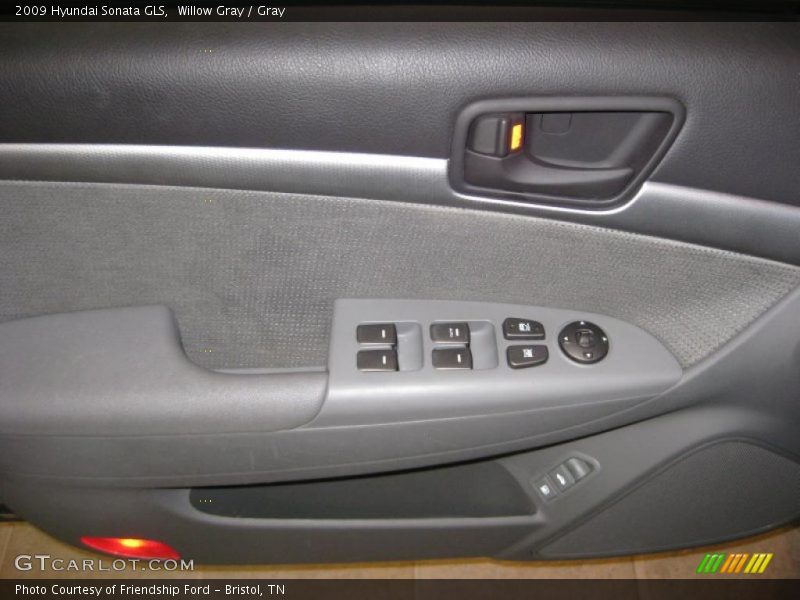 Willow Gray / Gray 2009 Hyundai Sonata GLS