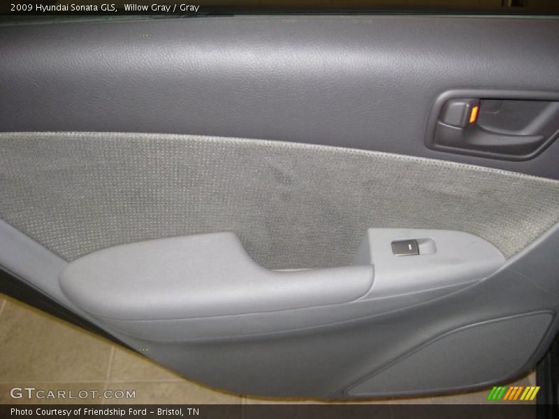Willow Gray / Gray 2009 Hyundai Sonata GLS