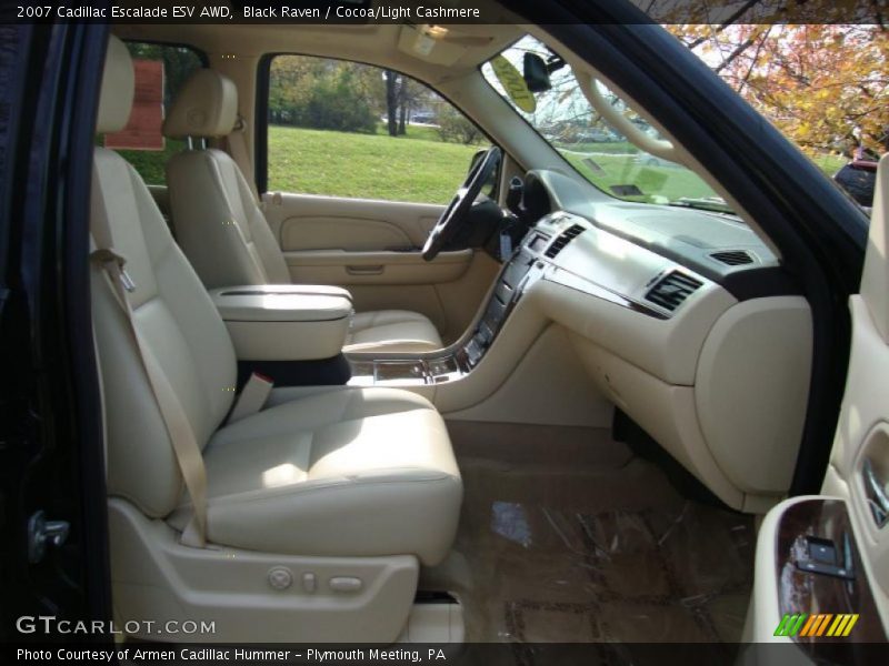  2007 Escalade ESV AWD Cocoa/Light Cashmere Interior