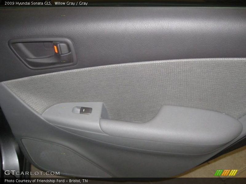 Willow Gray / Gray 2009 Hyundai Sonata GLS