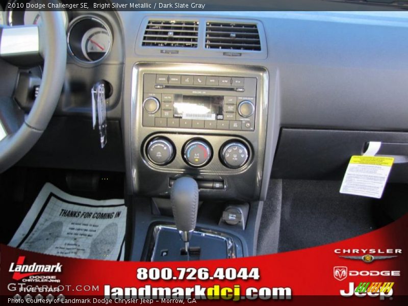 Bright Silver Metallic / Dark Slate Gray 2010 Dodge Challenger SE