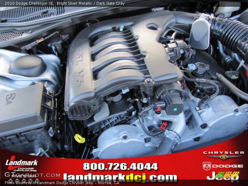 Bright Silver Metallic / Dark Slate Gray 2010 Dodge Challenger SE