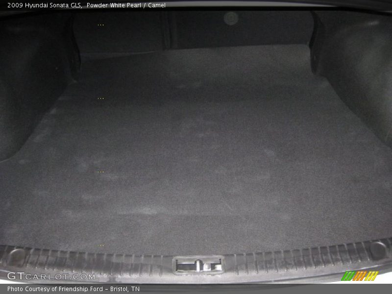 Powder White Pearl / Camel 2009 Hyundai Sonata GLS