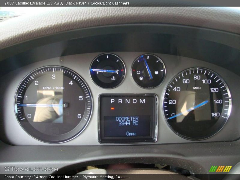  2007 Escalade ESV AWD ESV AWD Gauges