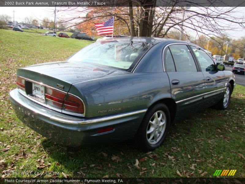 Titanium Blue Metallic / Taupe 2002 Buick Park Avenue