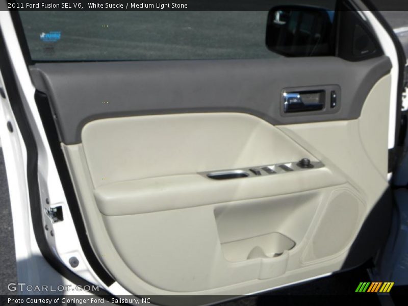 White Suede / Medium Light Stone 2011 Ford Fusion SEL V6