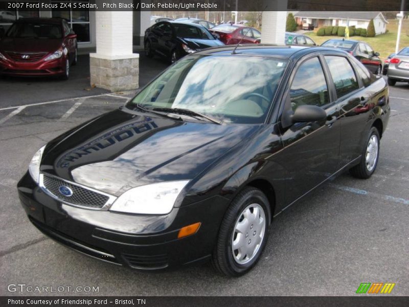 Pitch Black / Dark Pebble/Light Pebble 2007 Ford Focus ZX4 S Sedan