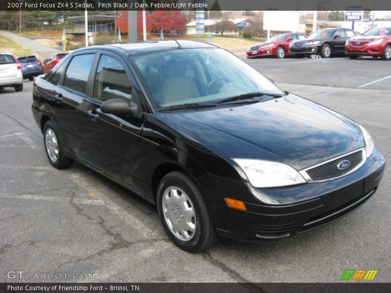 Pitch Black / Dark Pebble/Light Pebble 2007 Ford Focus ZX4 S Sedan