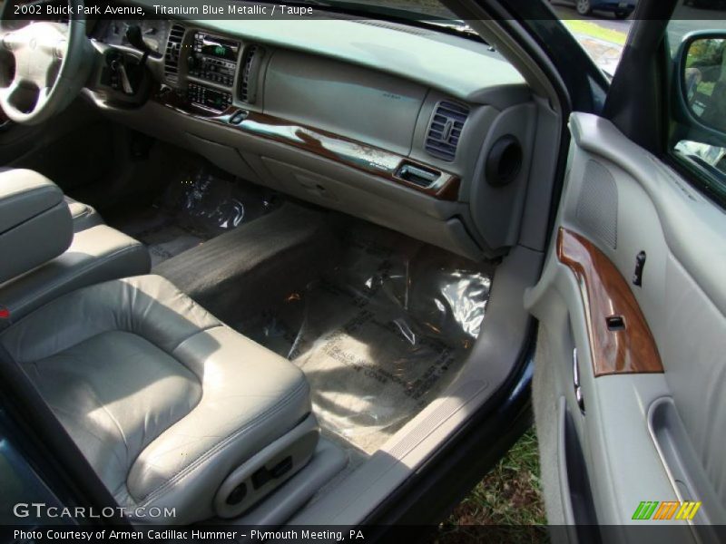 Titanium Blue Metallic / Taupe 2002 Buick Park Avenue